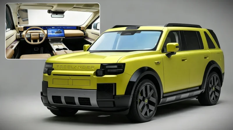 Freelander 8: раскрыты детали салона с гигантским экраном и мощным процессором